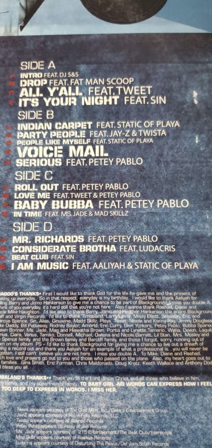 Timbaland & Magoo Indecent Proposal Vinyl 2x LP Promo Original Press - Image 3