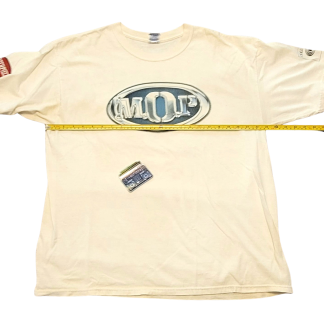 Vtg M.O.P. (Mash Out Posse) 10 Years and Gunnin 2003 Promo XL Hip Hop Rap T Shirt RARE